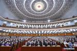 May 28,2020 -- The closing meeting of the third session of the 13th National People`s Congress (NPC) is held at the Great Hall of the People in Beijing, capital of China, May 28, 2020. (Xinhua/Shen Hong)