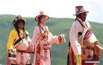 Aug.10,2020 -- Locals take part in a Tibetan fashion show on Zhaqingtang grassland in Sertar County, southwest China`s Sichuan Province, Aug. 7, 2020. (Xinhua/Jiang Hongjing)