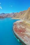 Nov.11,2020 -- Aerial photo taken on Nov. 3, 2020 shows the scenery of the Yamzbog Yumco Lake in Nagarze County of Shannan City, southwest China`s Tibet Autonomous Region. (Xinhua/Zhan Yan)