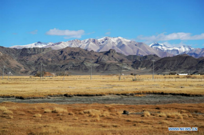 Scenery of Burang County in Ngari Prefecture, Tibet