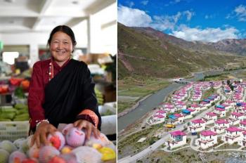 Living space per person in Tibet increased