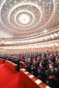 March 5,2021 -- The fourth session of the 13th National People`s Congress (NPC) opens at the Great Hall of the People in Beijing, capital of China, March 5, 2021. (Xinhua/Pang Xinglei)