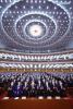March 11,2021 -- The closing meeting of the fourth session of the 13th National People`s Congress (NPC) is held at the Great Hall of the People in Beijing, capital of China, March 11, 2021. (Xinhua/Liu Bin)