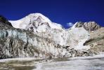 June 1,2021 -- Photo taken with a mobile phone on April 24, 2021 shows the glacial landform at the foot of Mount Qungmknag in Nyemo County of Lhasa, southwest China`s Tibet Autonomous Region. (Xinhua/Shen Hongbing)