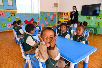 Kindergartens galore come to Tibet