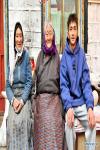 June 15,2021 -- Sercho (C) and her family pose for a group photo in Nalung Village of Damxung County, southwest China`s Tibet Autonomous Region, April 15, 2021. Sercho, born in 1929, was a serf and lived under cruel feudal serfdom before the democratic reform in Tibet in 1959. Born at the cowshed, Sercho could never forget the difficult times without enough clothes and food in old Tibet. `When I was a child, I was physically weak. My father took me to beg from door to door,` Sercho recalled. Thanks to the democratic reform, Sercho`s life turned on a new page and she enjoys her life now. (Xinhua/Sun Ruibo)