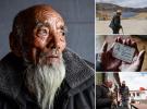 June 25,2021 -- Combo photo taken on April 25, 2021 at Qoide`og Village in Nedong County of Shannan City, southwest China`s Tibet Autonomous Region shows former Tibetan serf Tobgye posing for a portrait (L, photo by Jigme Dorje); visiting a teahouse to chat with friends (R, top, photo by Jigme Dorje); demonstrating his ID card (R, middle, photo by Purbu Zhaxi); and spending time with his granddaughter (R, bottom, photo taken by Purbu Zhaxi).