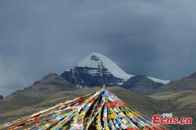 Magnificent scenery of Mount Kangrinboqe in SW China’s Tibet
