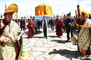 Xi inspects Lhasa in Tibet