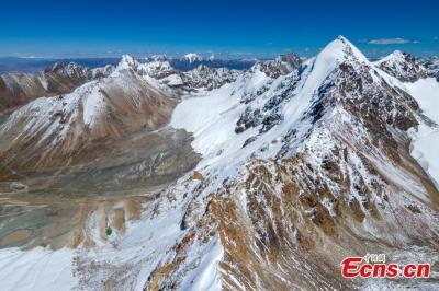 Scenery of Korchung Kangri glacier in China’s Tibet