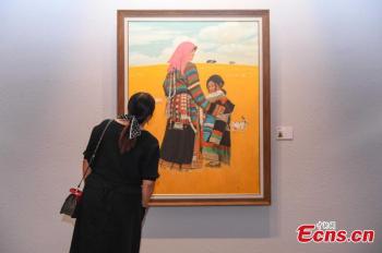 Oil painting exhibition on Tibet held in Lhasa