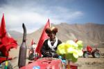 The annual spring farming ceremony was held in Tibet on Wednesday to pray for a bumper harvest of the year.[Photo/Xinhua]