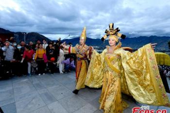 Special performance of opera 'Princess Wencheng' staged in Tibet