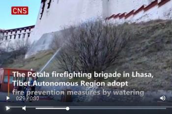 Tibet's Potala Palace humidified to prevent fire