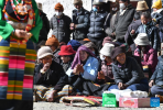 People watch a gala performance to celebrate Sonam Losar and the Spring Festival in Pucun village, Mangpu township of Xigaze, Southwest China`s Tibet autonomous region, Jan 21, 2023. [Photo/Xinhua]