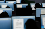 Pupils attend a computer class at a primary school of Zhaxizom Township in Tingri County, Xigaze City, southwest China`s Tibet Autonomous Region, June 5, 2023.