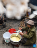 Zhoigar makes butter at Yumai Township in Shannan City, southwest China`s Tibet Autonomous Region, June 10, 2023.  (Xinhua/Jigme Dorji)