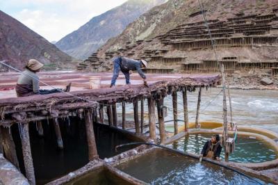 In pics: salt fields in China's Tibet