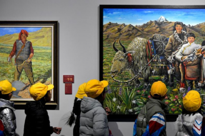 Tibet's 5th Youth Painting and Calligraphy Exhibition Opened in Lhasa