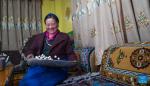Pasang Butri makes `gutu` at home in Xigaze, southwest China`s Xizang Autonomous Region, Jan. 10, 2024.(Photo by Tenzin Nyida/Xinhua)