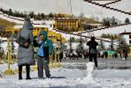 Tourists visit the Potala Palace square in Lhasa, Southwest China`s Xizang autonomous region, Jan 18, 2024. [Photo/Xinhua]