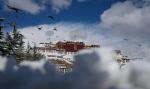 The Potala Palace is seen in Lhasa, Southwest China`s Xizang autonomous region, Jan 18, 2024. Snow fell in Lhasa on Thursday. [Photo/Xinhua]