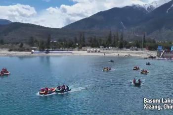 First international water sports event held in China's Xizang