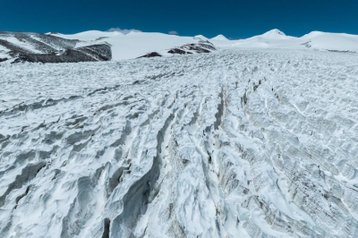 View of Zangser Kangri Glacier in Xizang