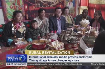 Rural Revitalization: International scholars, media professionals visit Xizang village to see changes up close