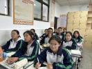 Students attend class at the Lhasa-Beijing Experimental Middle School in Lhasa, Xizang autonomous region. The school is funded by the Beijing aid-Xizang project. [Photo by Palden Nyima/chinadaily.com.cn]